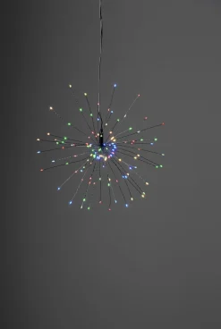 FIREWORK Hängande dekoration 26cm Svart/Flerfärgad