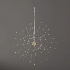FIREWORK Hängande dekoration 45cm 200LED Silver