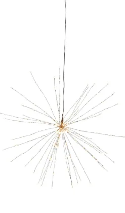 FIREWORK Hängande dekoration 45cm 200LED Svart