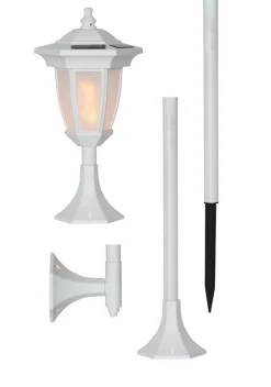 FLAME Solcellsdekoration 63cm Vit IP44