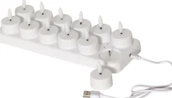 FLAMME CHARGE Värmeljus 12-pack 28,5cm