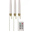FLAMME Julgransbelysning 8-Pack Batteri 31cm Varmvit/Vit