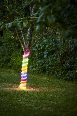FLATNEON Ljusslang 3m Flerfärgad