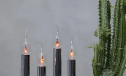 FLICKERING FLAME Klar Kronljus 11,5cm