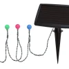 GLOBINI Solcells-ljusslinga 4,75m 20LED IP44