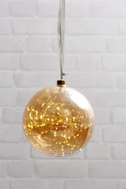 GLOW Glaskula 20cm Amber