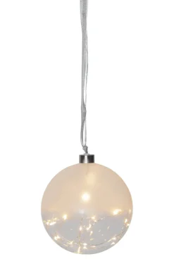 GLOW Glaskula 15cm 30LED Frostad