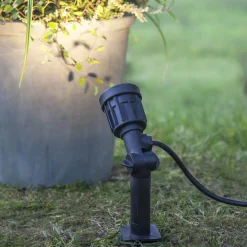 LED-SPOT Markspot 19cm Svart IP65