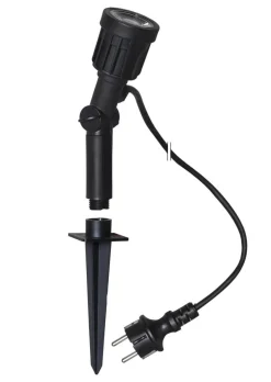LED-SPOT Markspot 19cm Svart IP65