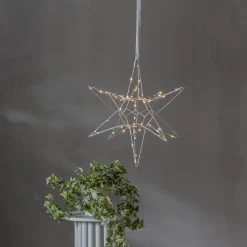 LIZZY Stjärna 47cm 60LED Silver