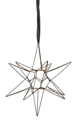 LIZZY Stjärna 47cm 60LED Svart
