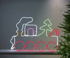 NEOLED Siluett Jultåg 768LED 94cm Flerfärgad IP44