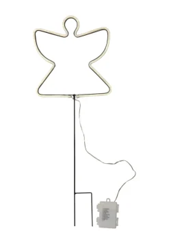 NEONANGEL Utomhusdekoration Batteri 65cm Vit IP44