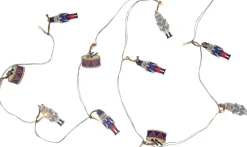 NUTCRACKER Ljusslinga Batteri 1,8m 10LED Varmvit/Flerfärgad