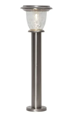 PIREUS Solcells-pollare 61cm Rostfritt Stål IP44