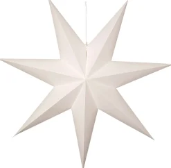 PLAIN Pappersstjärna 90cm Vit