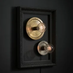 POINT Tak/Vägglampa 30cm Råmässing