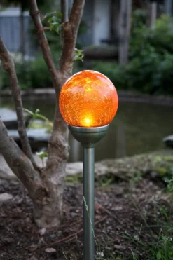 ROMA Solcells-Dekoration 45cm Amber