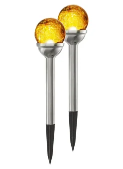 ROMA Solcells-pollare 2-Pack 26,5cm LED IP44