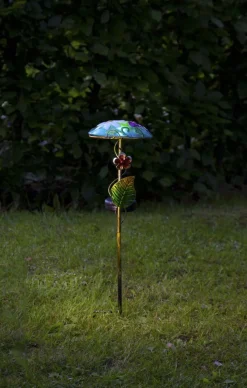 SALONA Solcellsdekoration 44cm Blå/Flerfärgad IP44