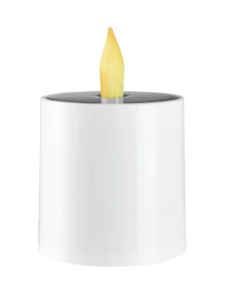 SAUL Solcells-Ljus 11cm Vit