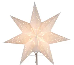 Sensy Lös Pappersstjärna 34cm Vit