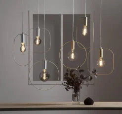 SHAPE Pendel E27 20cm Silver