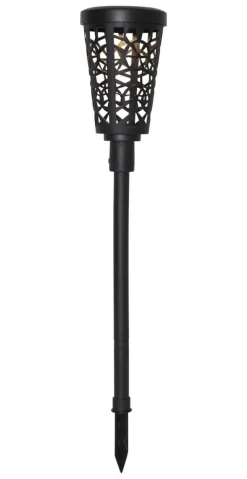 SINNIA Solcells-pollare 62cm Svart