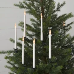 SLIMLINE Julgransbelysning 10,5m Tunn 16LED Vit