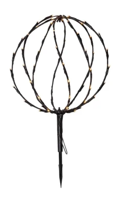 SPHERE Utomhusdekoration Batteri 44cm Svart