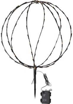 SPHERE Utomhusdekoration Batteri 64cm Svart