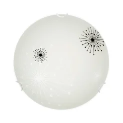 STELLA LED-Plafond 30cm Frostad/Mönster