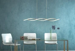 SWIRL Takpendel LED Dimbar 109cm Stål