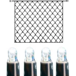SYSTEM LED EXTRA Ljusnät 3m 192LED Kallvit/Svart IP44