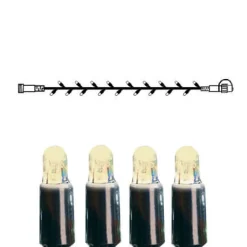 SYSTEM LED EXTRA Ljusslinga 3m 30LED Varmvit/Svart IP44