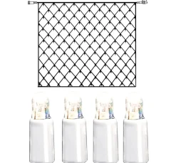 System LED Ljusnät Extra 3x3m Kallvit