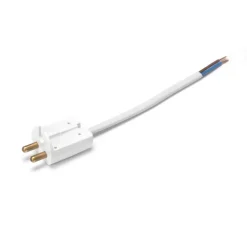 TAKKONTAKT Ojordad 19cm Kabel Vit Cottex