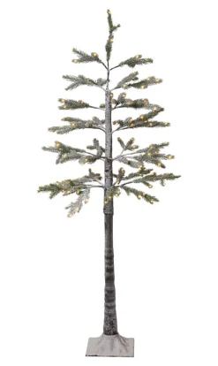 TANNE Julgran med LED 1,5m 155LED Varmvit/Grön