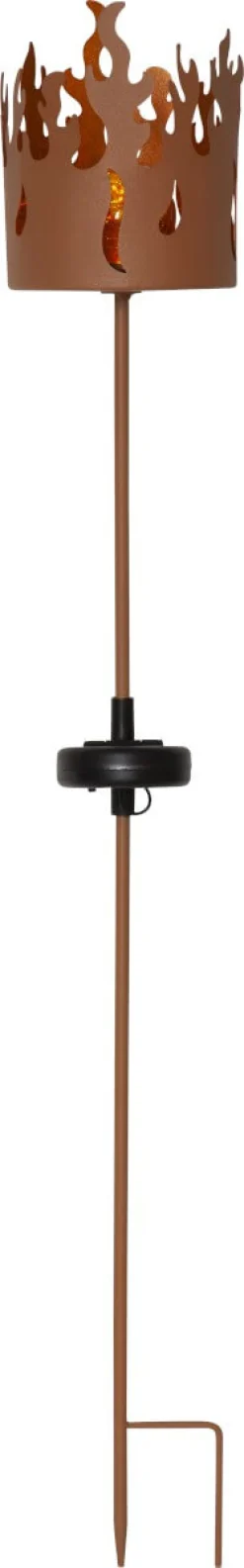TORCHY Solcellsdekoration 77cm Rost