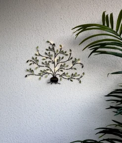 TREE OF LIFE Solcellsdekoration 46cm Grön