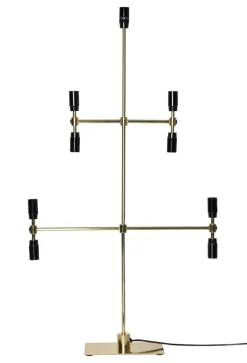 TWICE Ljusstake 9L 91cm Mässing