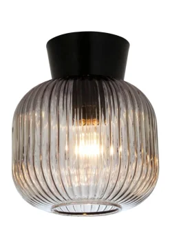 VANJA Plafond 20cm Svart/Rökgrå