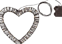 VICKE Utomhusdekoration Batteri 40cm Svart IP44