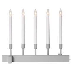 VIND Ljusstake 5L 40cm Beige
