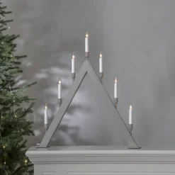VIND Ljusstake 7L 63cm Beige