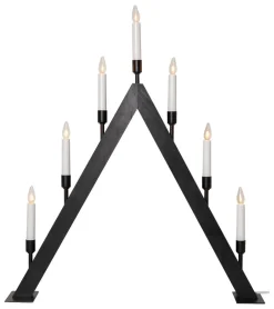 VIND Ljusstake 7L 63cm Svart