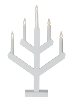 VINGA Ljusstake 5L 50cm Vit