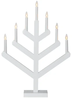 VINGA Ljusstake 7L 62cm Vit