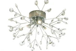 VIVA Plafond 57cm Krom/Klar