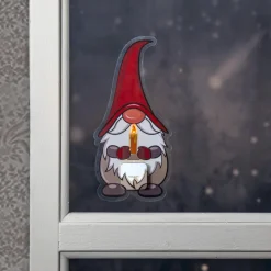 WINDO Inomhusdekoration Tomte Batteri 24cm Flerfärgad